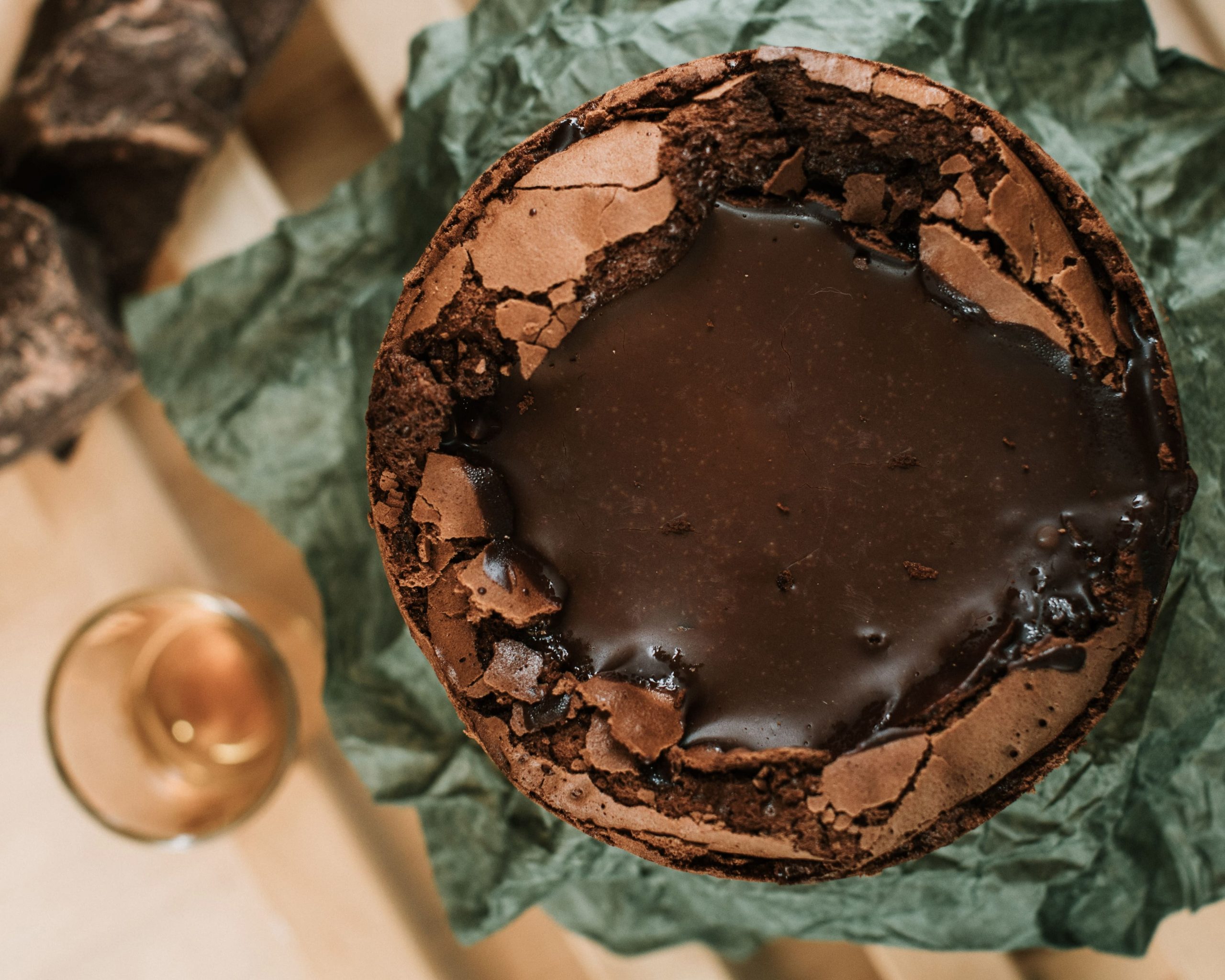 Grand Marnier Molten Chocolate Cakes - Baker by Nature